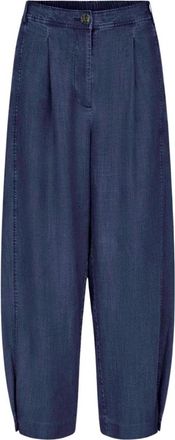 Masai Broeken, Dames, Blauw, 2Xl, Denim, Tapered Broeken