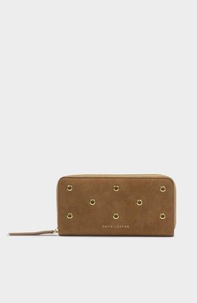 Katie Loxton Large Purse in Caramel Suedette With Eyelets at Nordstrom