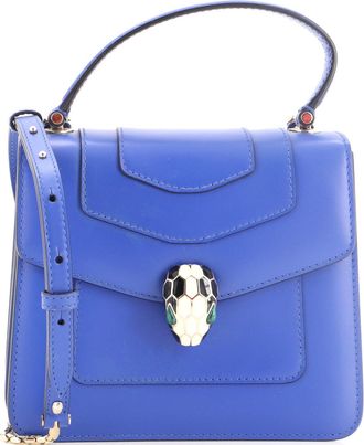 Bulgari Serpenti Forever Top Handle Bag Leather Small