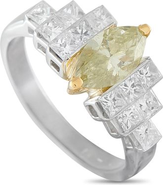 Luxury Bazaar Platinum 1.73ct Diamond Ring MF07-082126