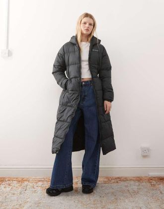 Columbia Womens Puffect II long line puffer coat in black - Size Small