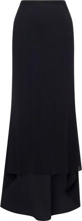 Philosophy di Lorenzo Serafini high-waisted maxi skirt - women - Polyester/Triacetate - 42 - Black