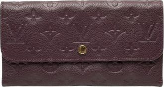 Louis Vuitton Pre-owned Flap Wallet - Dames - Vintage Accessoires - Paars - ONE Size - Leer - Vintage