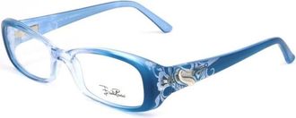 Pucci Glasses, female, Blue, Size: ONE SIZE Rectangle Eyeglasses