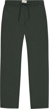 Les Deux Houndstooth Tapered Suit Pants - Heren - Broeken - Groen - Maat: W28 Viscose