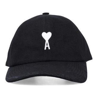 Ami Caps, male, Black, Size: ONE SIZE Ami De Coeur Felt Cap