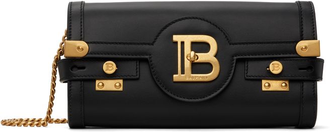 BALMAIN★B-Buzz Pouch 23 クラッチバッグ B-Buzz Pouch 23 レザークラッチバッグ - Women | BALMAIN