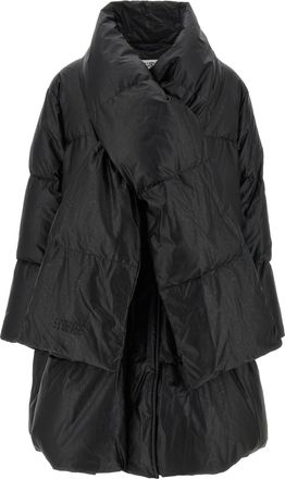 Maison Margiela Quilted Viscose Down Jacket - Black