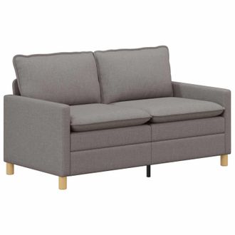 vidaXL Sof&aacute; 2 Plaza Gris Topo 156 X 81 X 87,5 Cm Tela Vidaxl