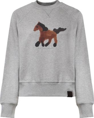 Stella McCartney Sweatshirts - Dames - Sweatshirts - Grijs - S - Hoodies & sweatvesten