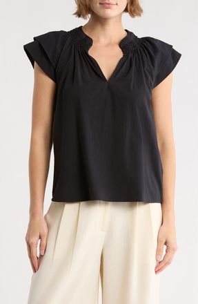Tart Brynn Short Sleeve Top in Black at Nordstrom Rack, Size X-Small