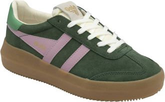 Gola Womens Athena Sneakers In Evergreen/candy/jade/gum