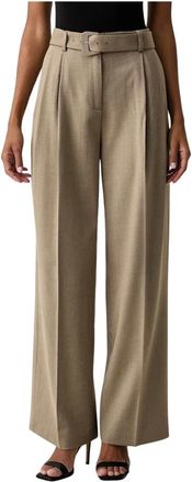 Twinset Pantalones Palazzo - Trousers - Mujer - Beige - XS