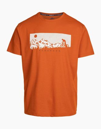 Trespass Mens Trespass Mens Nellow Biker T-Shirt - Orange - Size: 44