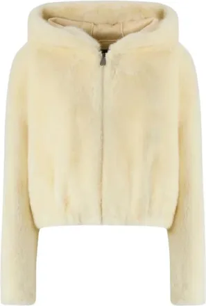 Pinko Pinko, Jassen, Dames, Geel, S, Polyester, Gasteria Jas