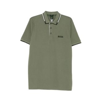 HUGO BOSS Hugo, Polo Shirts, male, Green, Size: 2XL Paddy Pro Polo