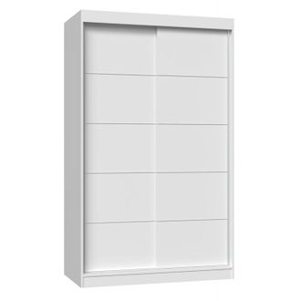 Hucoco Paolo - Armario Con 2 Puertas Correderas - Armario L 120 Cm - Vestidor Con 2 Puertas