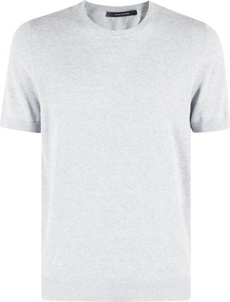 Tagliatore Girocollo TEE - Heren - T-shirts - Grijs - 3XL - Katoen - Tops