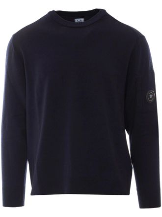C.P. Company Extrafine Merino Wool Lens Crewneck Sweater