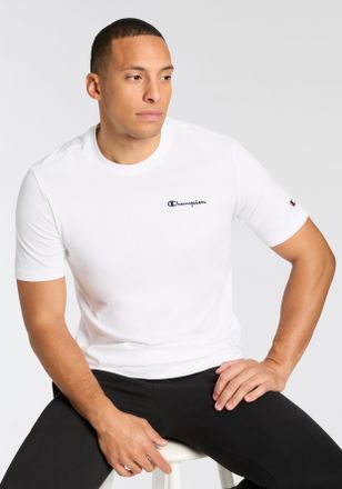 Champion T-Shirt CHAMPION ICONS CONTRAST SS Tee, Herren, Gr. XXL (60/62), weiss (wht, ns), Obermaterial: 100% Baumwolle, Rundhals, Shirts T-Shirt, sportlicher 