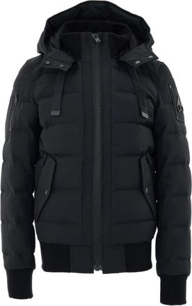 Moose Knuckles Giubbino Bomber Imbottito - Dames - Winterjassen - Zwart - S - Katoen - Jassen