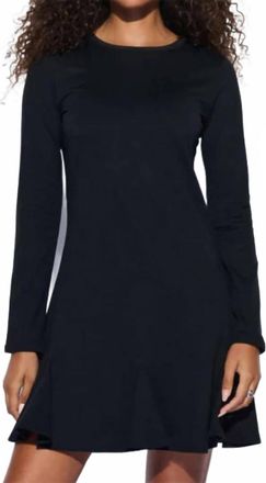 Nation Ltd Lyla Long Sleeve Mini Dress In Black