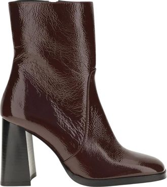 Stuart Weitzman Vera Enkellaarsjes - Dames - Schoenen - Paars - Maat: 40 EU Leer