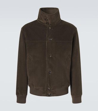 Loro Piana Merremma cotton corduroy bomber jacket