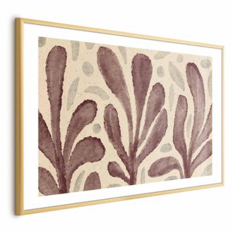 OEM P&oacute;ster - Hojas Y Manchas - Grandes Formas Temblorosas Inspiradas En Matisse