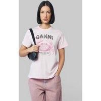 Ganni Basic Cotton Jersey T-shirt