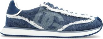 Dolce & Gabbana Sneakers DG Cushion - Dames - Sneakers - Blauw - 35 EU - Schoenen