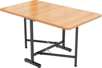 STILVORA Mesa De Comedor Extensible Con Tablero Plegable Y Funci&oacute;n De Almacenaje, En Mdf, Roble Blanco Americano, 120&times;80 Cm