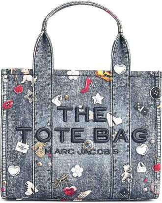 Marc Jacobs The Small Tote Blue Denim Bag