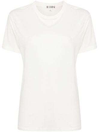 &Eacute;terne T-shirt met korte mouwen - Wit