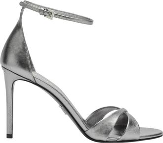 Prada High Heel Sandals, female, Gray, Size: 6 1/2 US Sandali