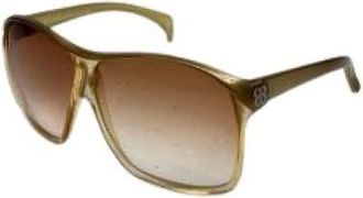Balenciaga Pre-owned Accessories, female, Beige, Size: ONE SIZE Pre-owned Vintage Sunglasses