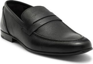 Bruno Magli Valerio Penny Loafer in Black Tumbled at Nordstrom Rack, Size 10.5