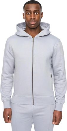 Duck and Cover Heren Chemtars Full Zip Hoodie (Staalblauw)