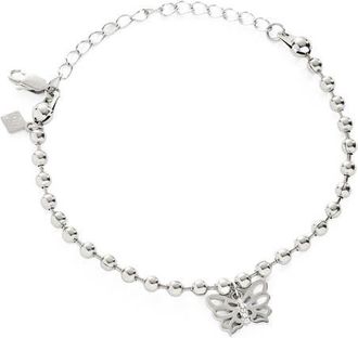 Alex and Ani Butterfly Ball Chain Bracelet in Silver at Nordstrom
