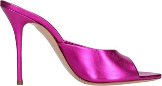 Casadei Heeled Mules - Dames - Muiltjes - Roze - 37 EU - Leer - Schoenen