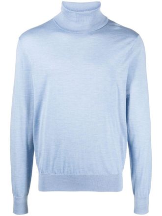 Dolce & Gabbana cashmere-silk blend jumper - men - Cashmere/Silk/Polyamide/Polyurethane - 52 - Blue