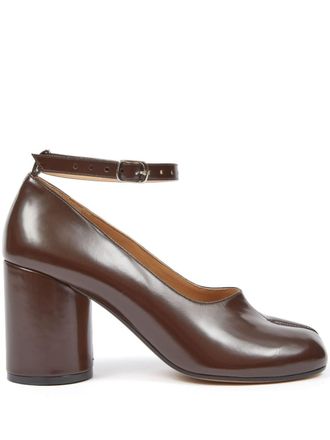Maison Margiela Pumps con punta Tabi 80mm - Marrone