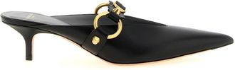Balenciaga Black Leather Mules