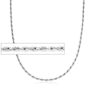 Ross-Simons 3mm Sterling Silver Rope Chain Necklace