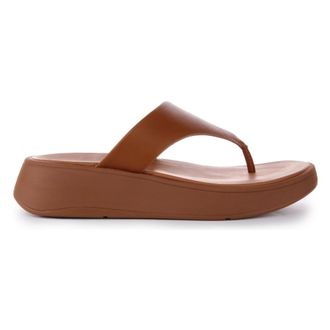 FitFlop Flip Flops, female, Beige, 5 UK, Platform Toe Post Sandals Tan