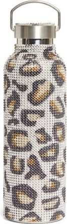 Collina Strada Crystal Embellished Insulated Water Bottle in Cheetah at Nordstrom