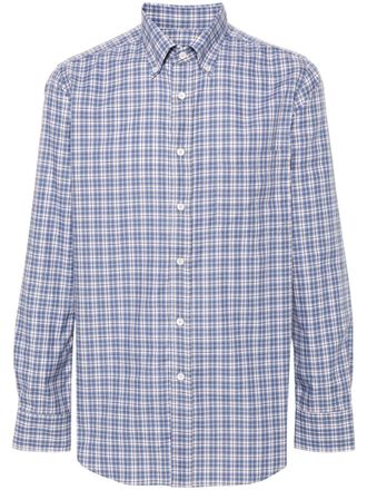 Canali Camicia a quadri - Blu