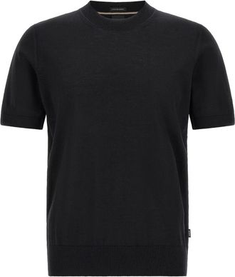 HUGO BOSS Hombre, Jerseys, Negro, Talla: L