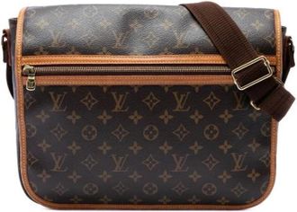 Louis Vuitton Tweedehands Canvas Louis Vuitton tassen - Dames - Vintage Schoudertas - Bruin - ONE Size - Vintage