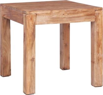 vidaXL Mesa De Centro De Madera Maciza De Caoba 53x50x50 Cm Vidaxl